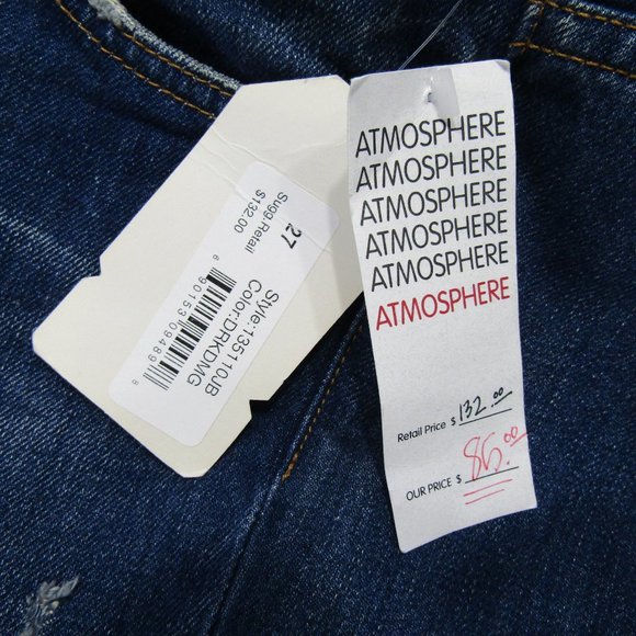 NWT Earl Jeans Atmosphere Ringspun Denim Flare 27 - Picture 5 of 7